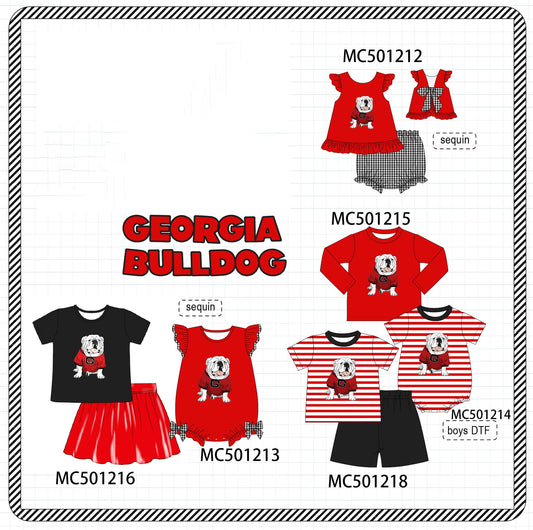 PO49 Georgia bulldog sequin collection