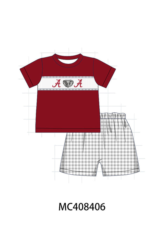 Alabama embroidery boy set